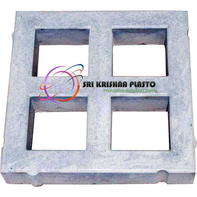 Concrete Grass Paver Mould 330x330x80 best mold manufacturers in India